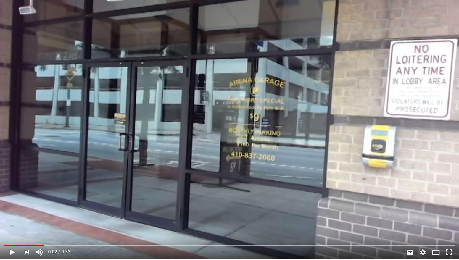 Unlocking pedestrian door video still